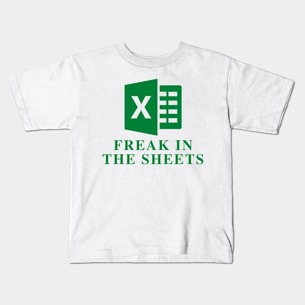 Freak In The Sheets Kids T-Shirt by oneduystore